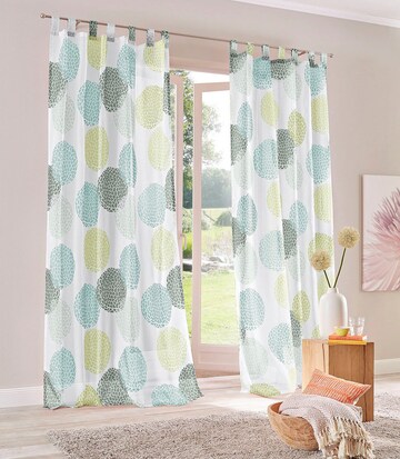 MY HOME Curtains & Drapes in Green: front