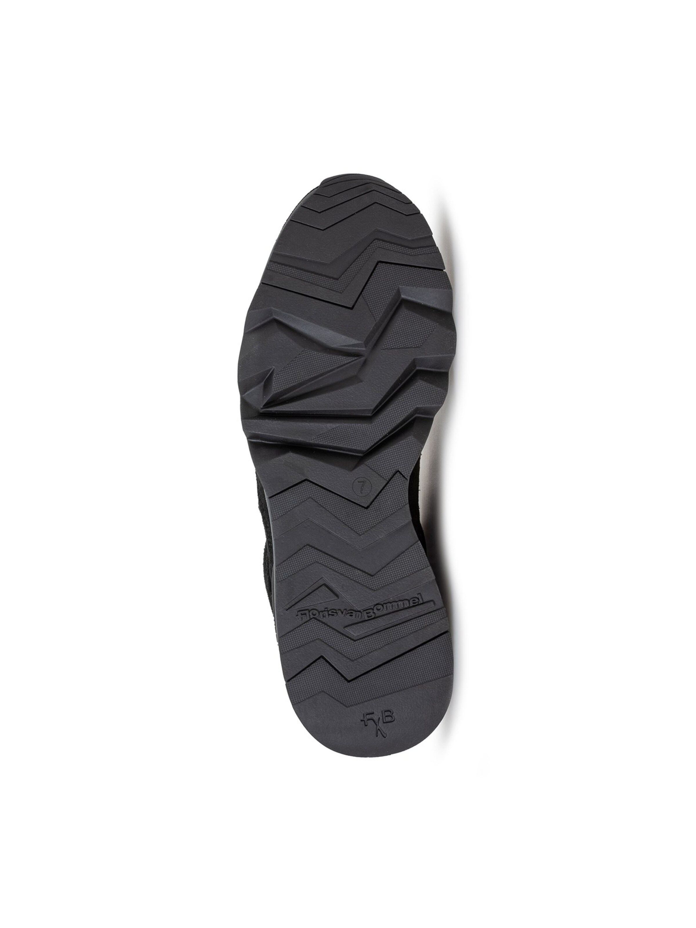 Sneaker bassa 'De Zager 10' di Floris van Bommel in nero