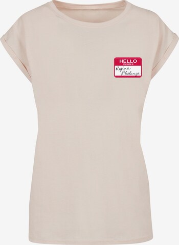 ABSOLUTE CULT T-Shirt 'Friends - Regina Phalange Tag Perk' in Beige: predná strana