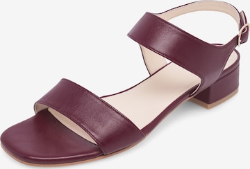 Henry Stevens Sandals ' Audrey S30 ' in Red: front