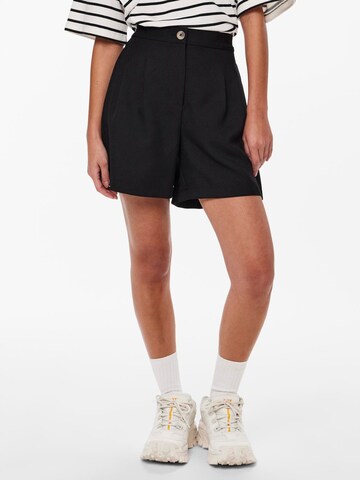 PIECES Wide Leg Shorts 'NEVA' in Schwarz: predná strana