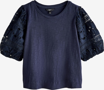 Next Тениска в синьо: отпред