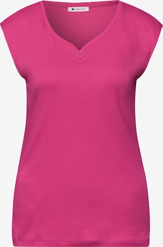 STREET ONE Shirt in Pink: front