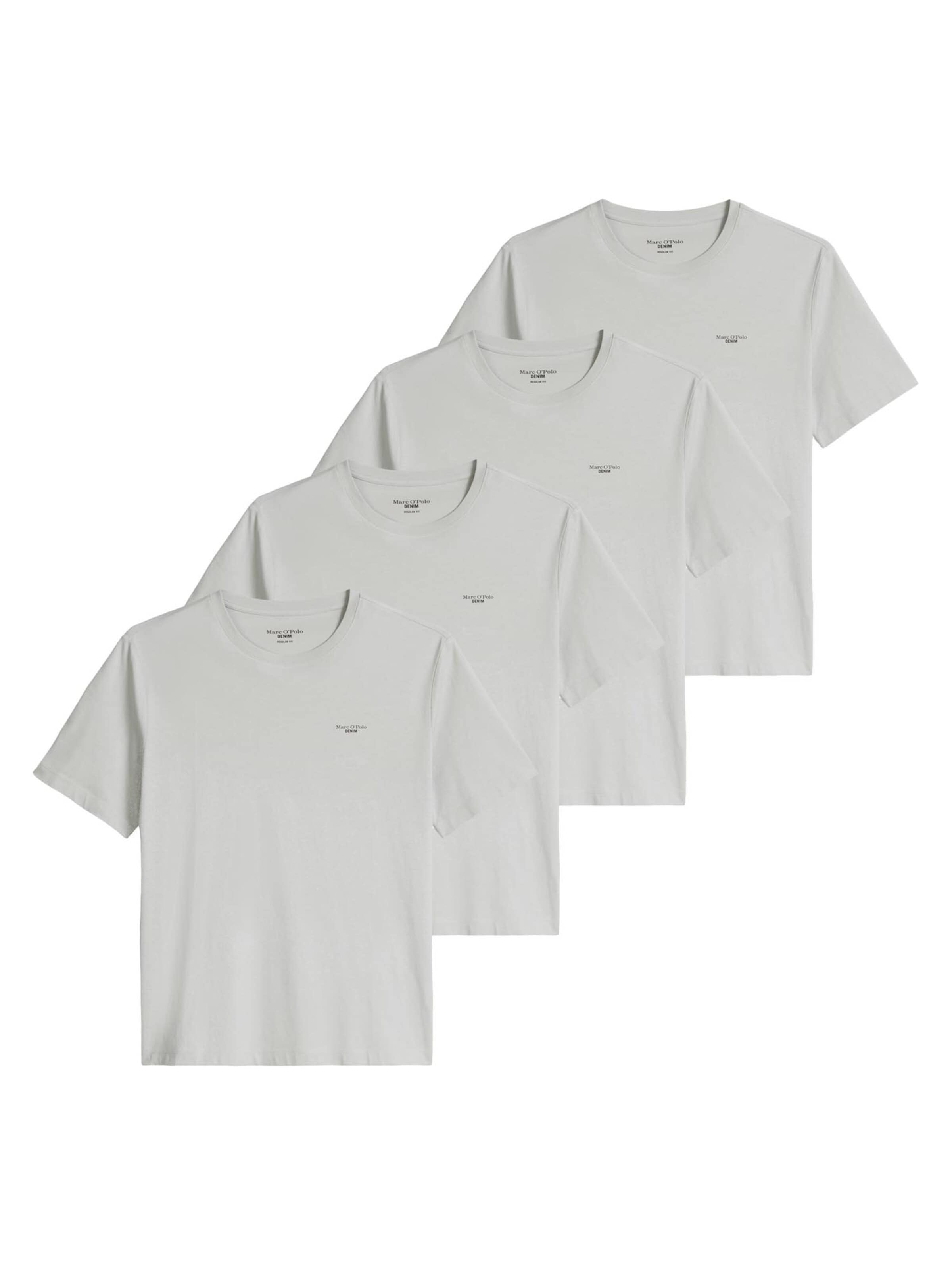 Marc O'Polo DENIM Shirt 'Basic' in Grey: front