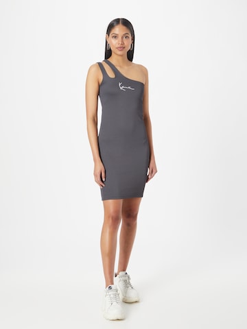 Karl Kani Dress in Grey: front