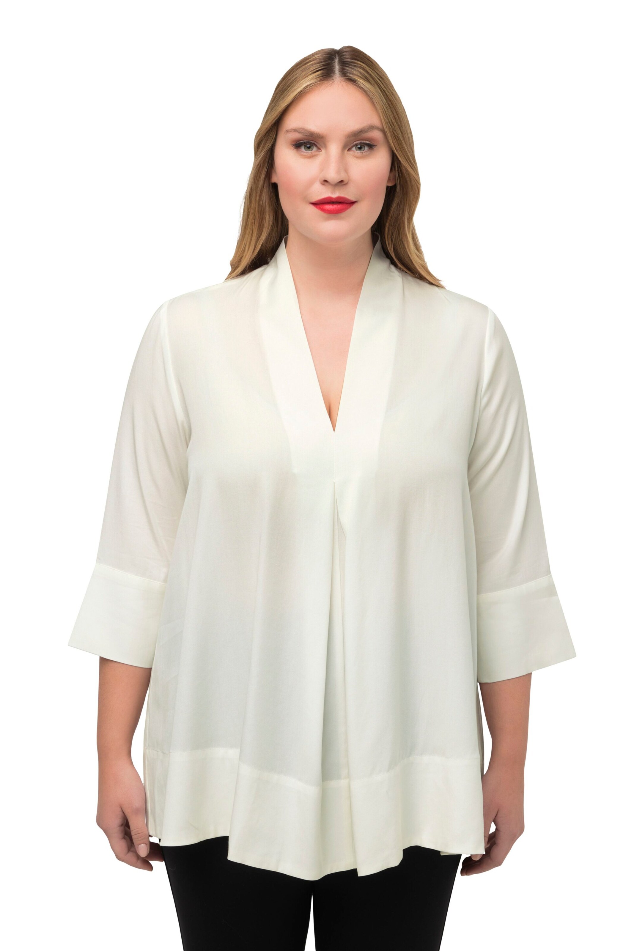 Ulla Popken Tunic in White: front