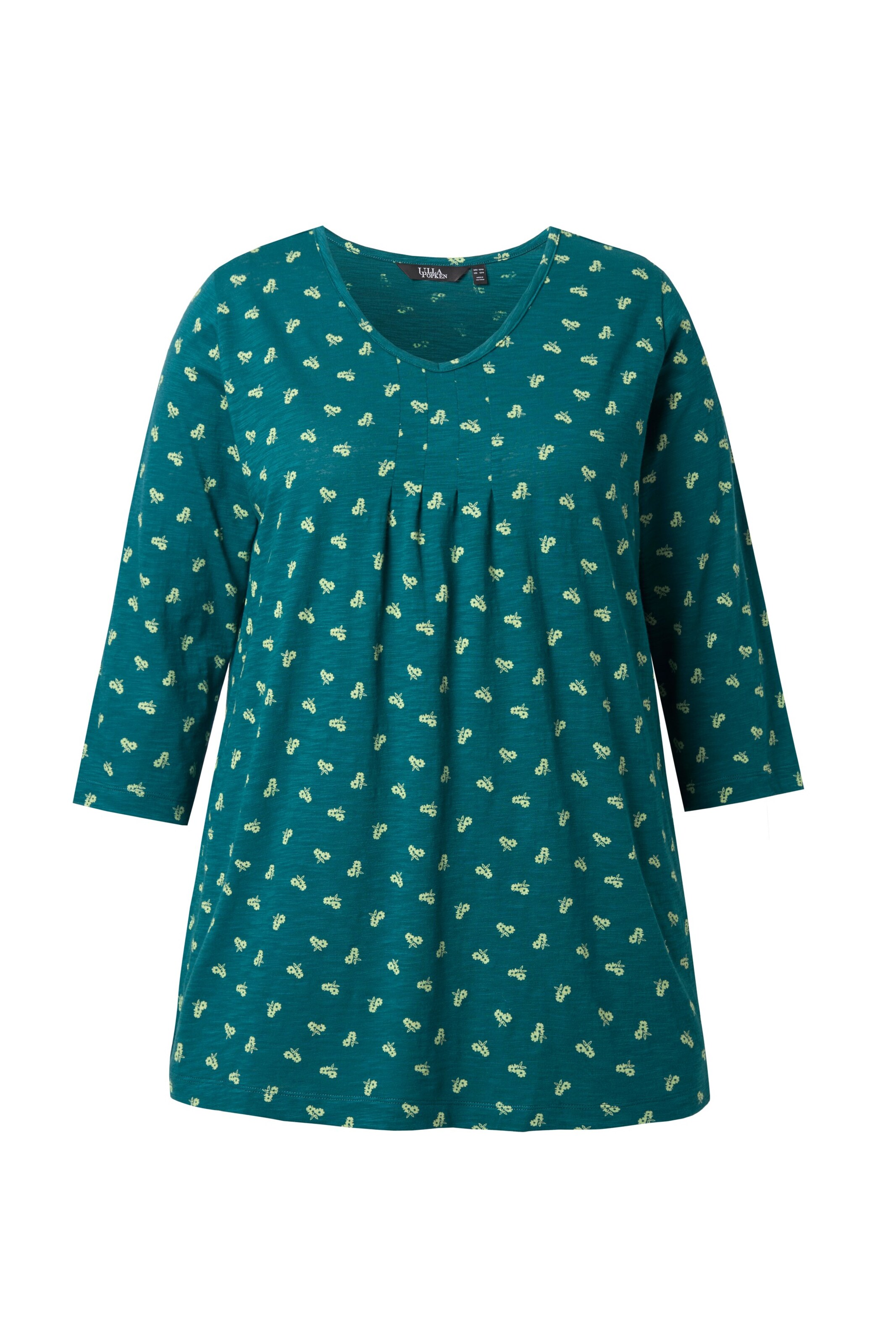 Ulla Popken Shirt in Groen: voorkant
