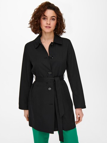 Manteau mi-saison 'Line' ONLY en noir