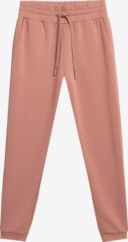 Regular Pantalon de sport 4F en orange : devant