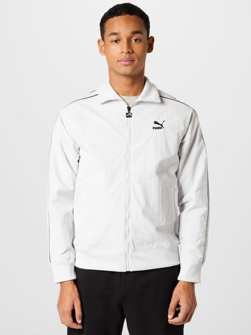 PUMA Training Jacket in White: front