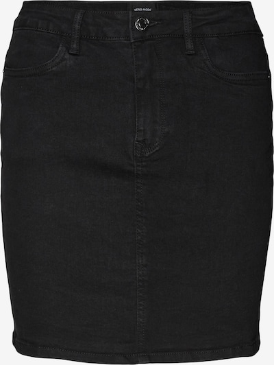 VERO MODA Rock 'LUNA' in black denim, Produktansicht