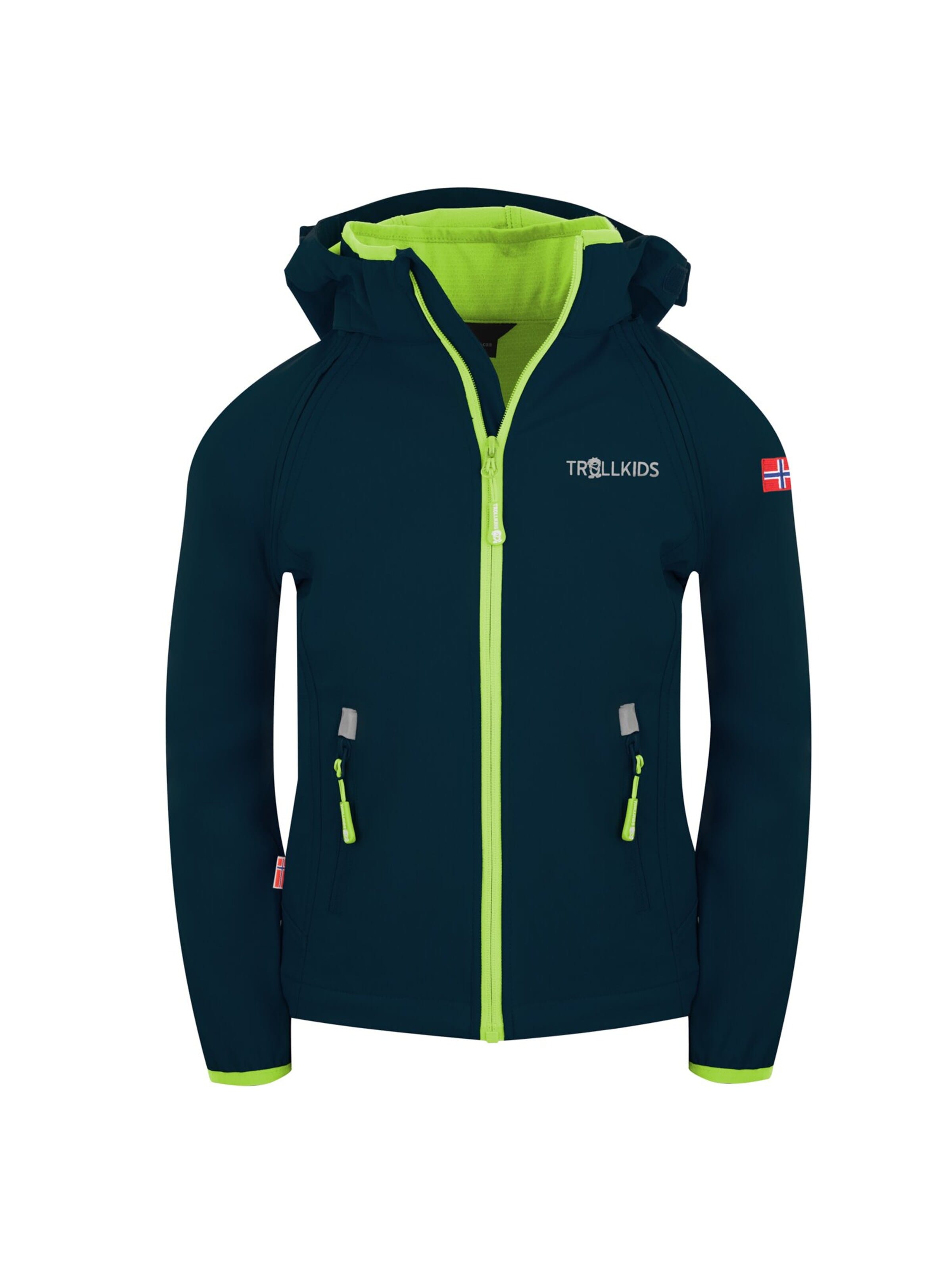 TROLLKIDS Outdoor jacket in Blue: front