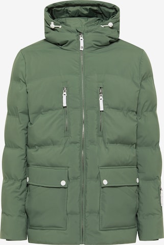 DreiMaster Maritim Winter jacket in Green: front