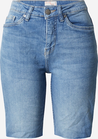 Jeans Sublevel pe albastru denim, Vizualizare produs