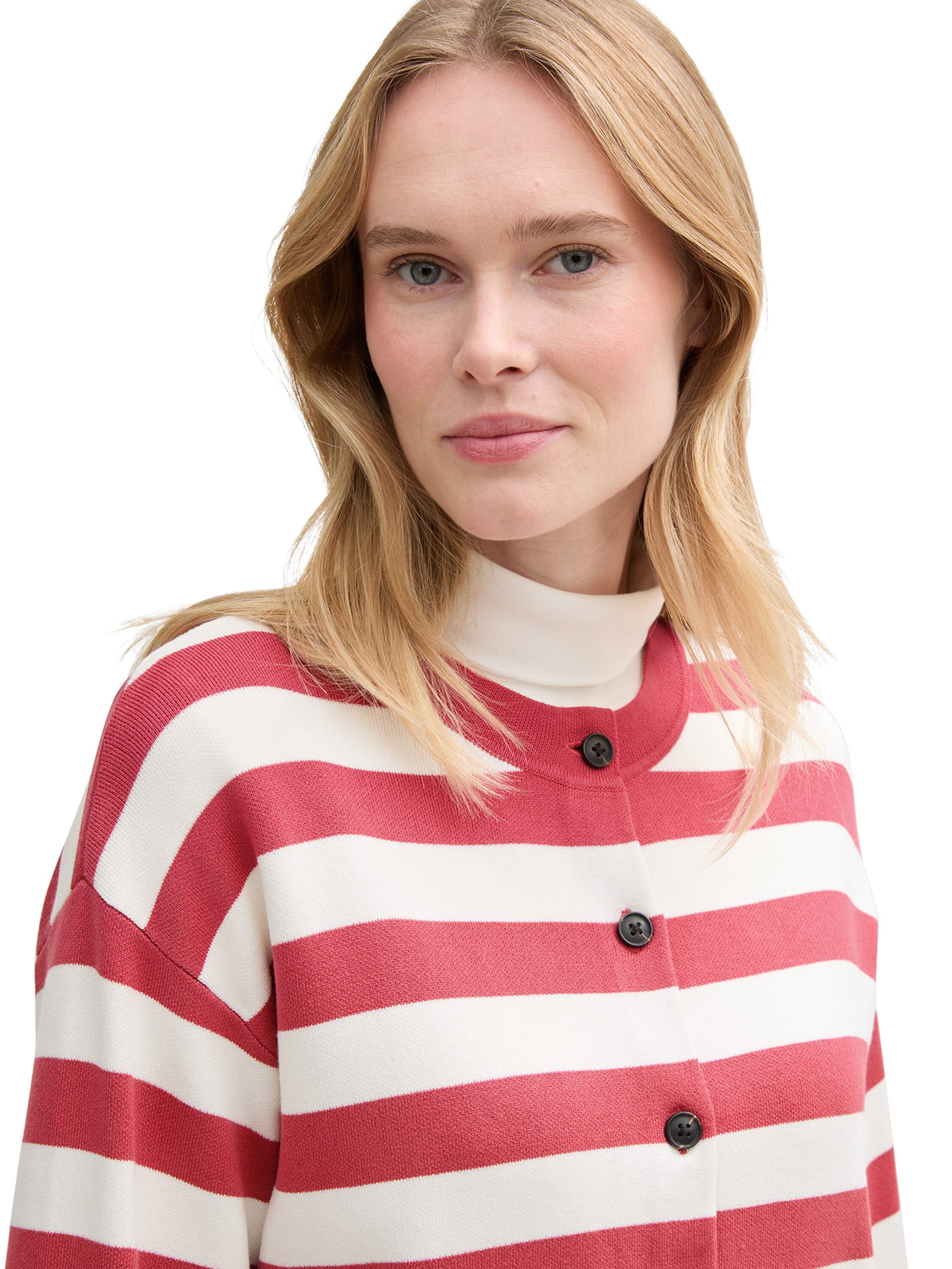 Cardigan TOM TAILOR en rouge