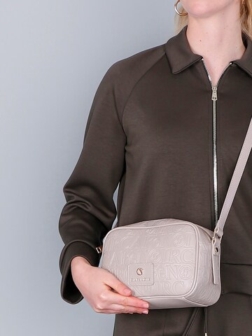 Borsa a spalla di CAFè NOIR in grigio: frontale