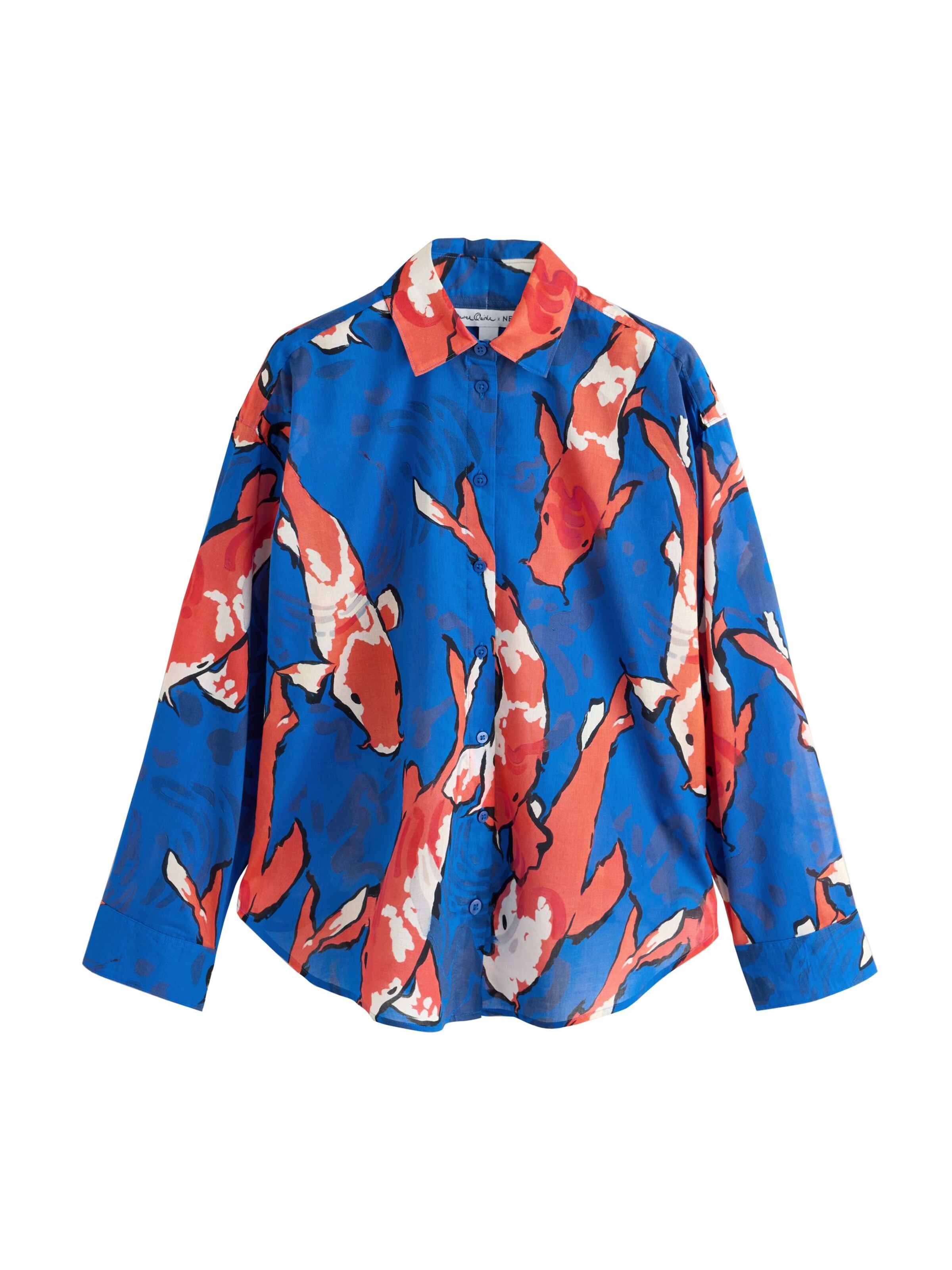 Next Bluse in Blau: Vorderseite