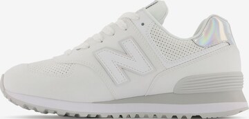 Baskets basses new balance en blanc