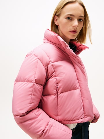 Tommy Jeans Winter jacket 'ALASKA' in Pink