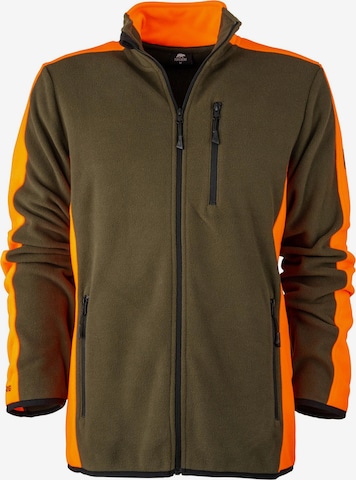FORSBERG Fleecejacke 'Bjarkir' in Grün: Vorderseite