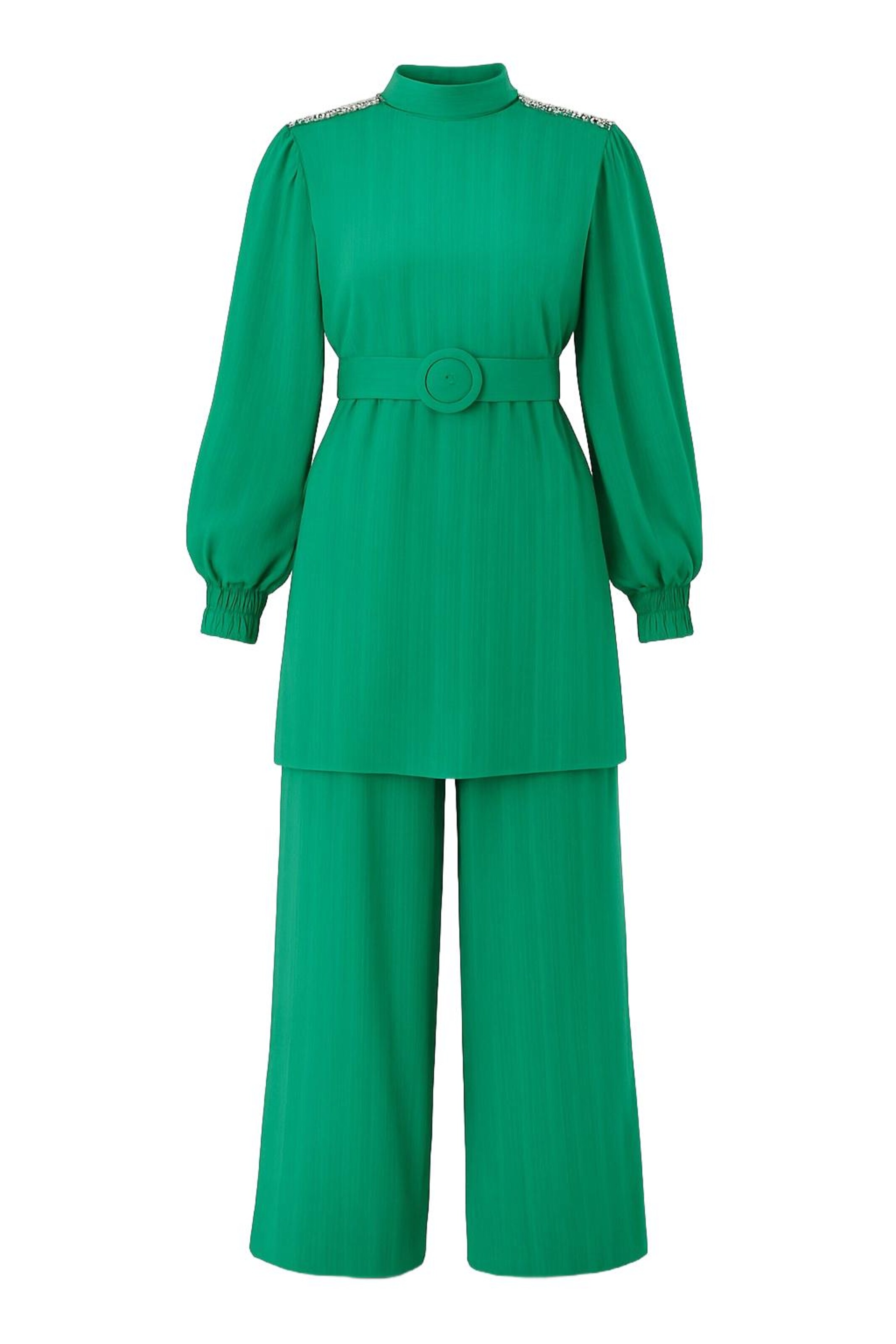 MODAMIHRAM Broekpak in Groen: voorkant