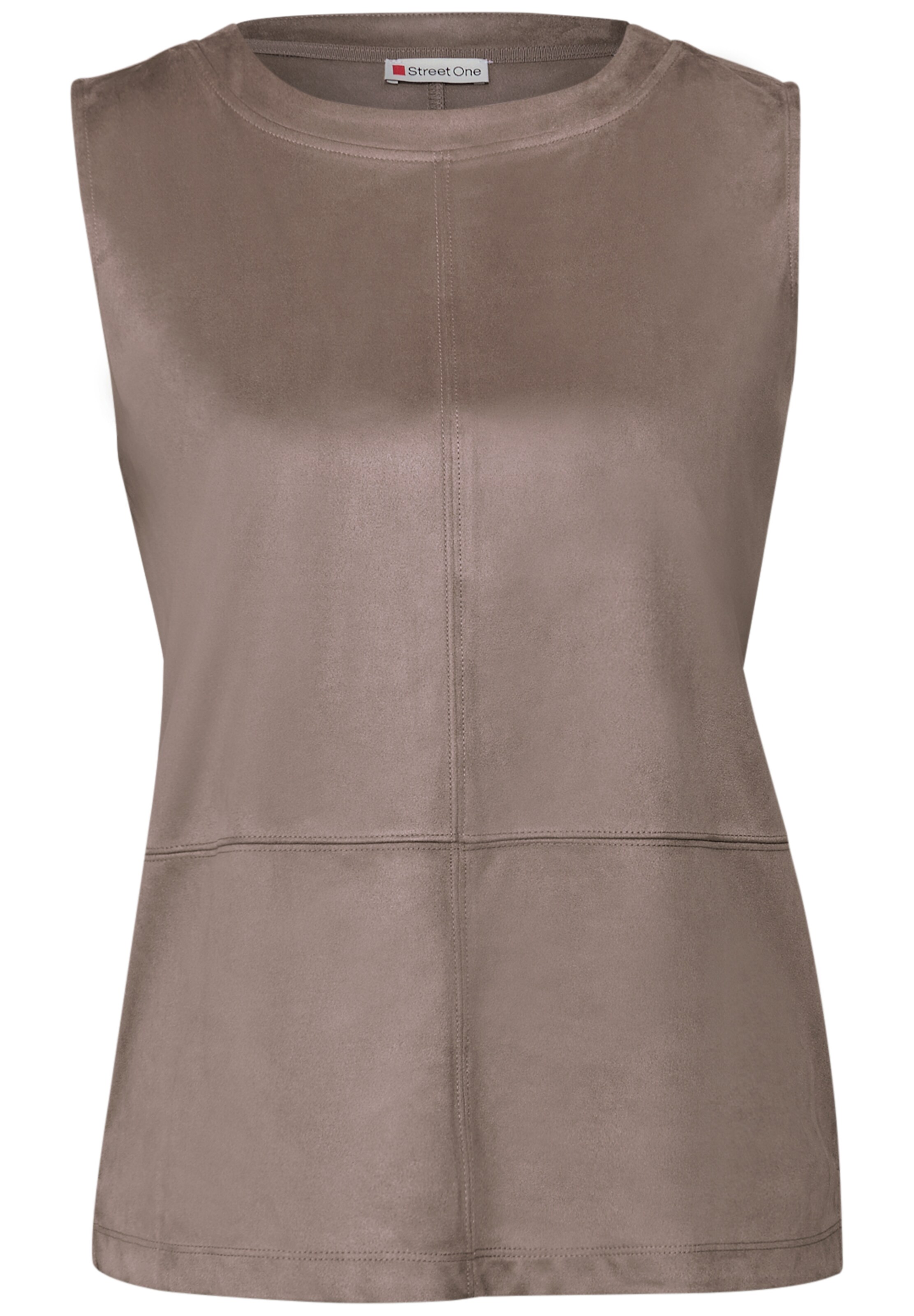 STREET ONE Top in Brown: front