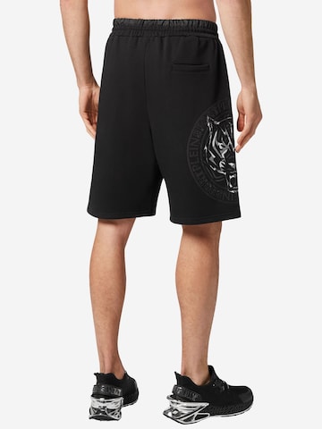 Plein Sport Regular Pants 'Tiger' in Black