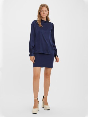 Chemisier 'Lola' VERO MODA en bleu