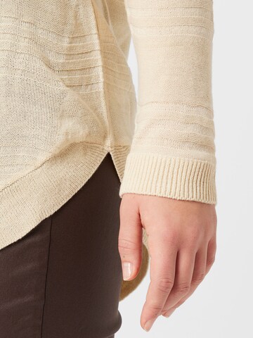 ONLY Carmakoma Sweater in Beige