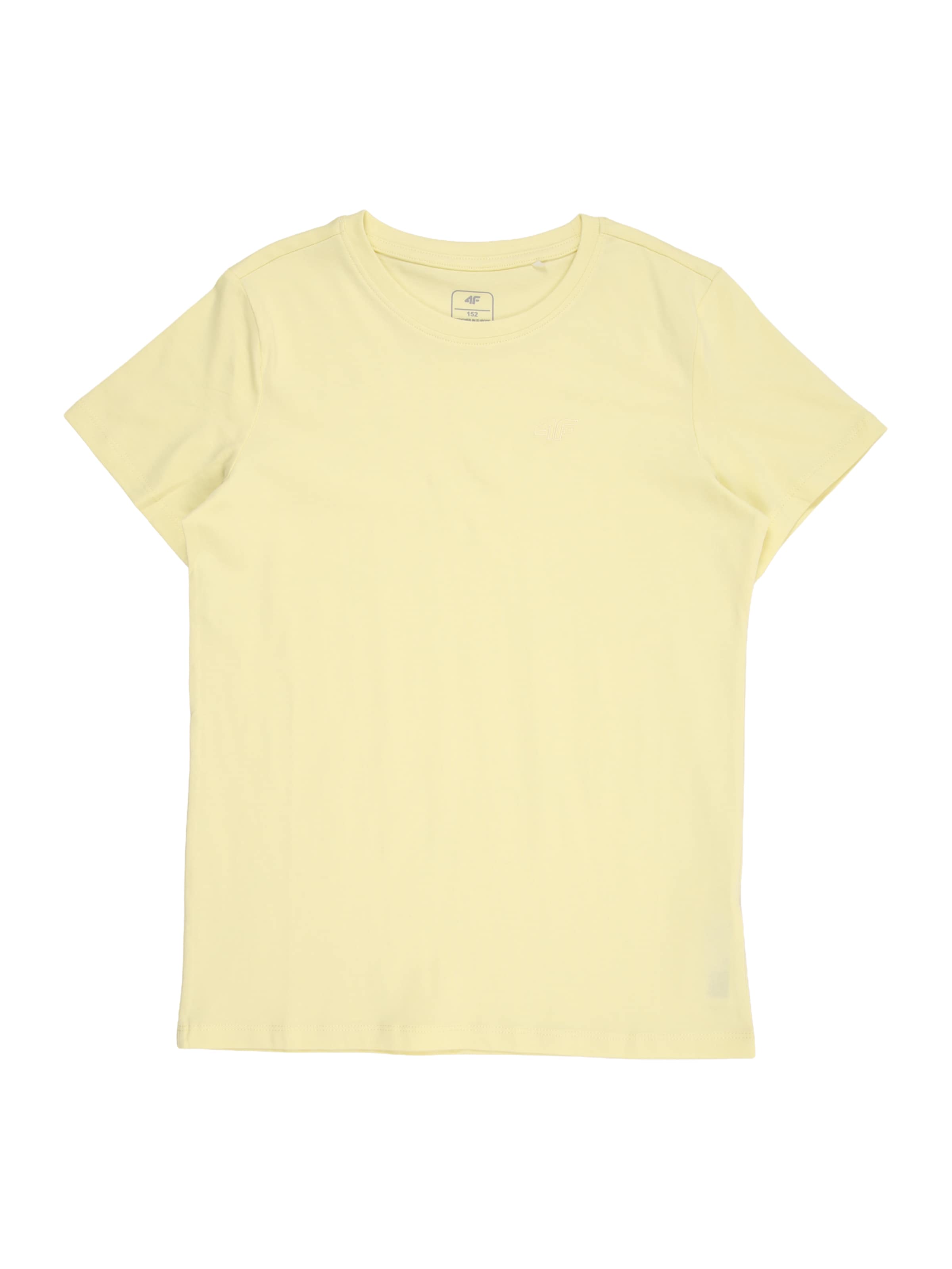 4F Junior Λειτουργικό μπλουζάκι σε κίτρινο: μπροστά