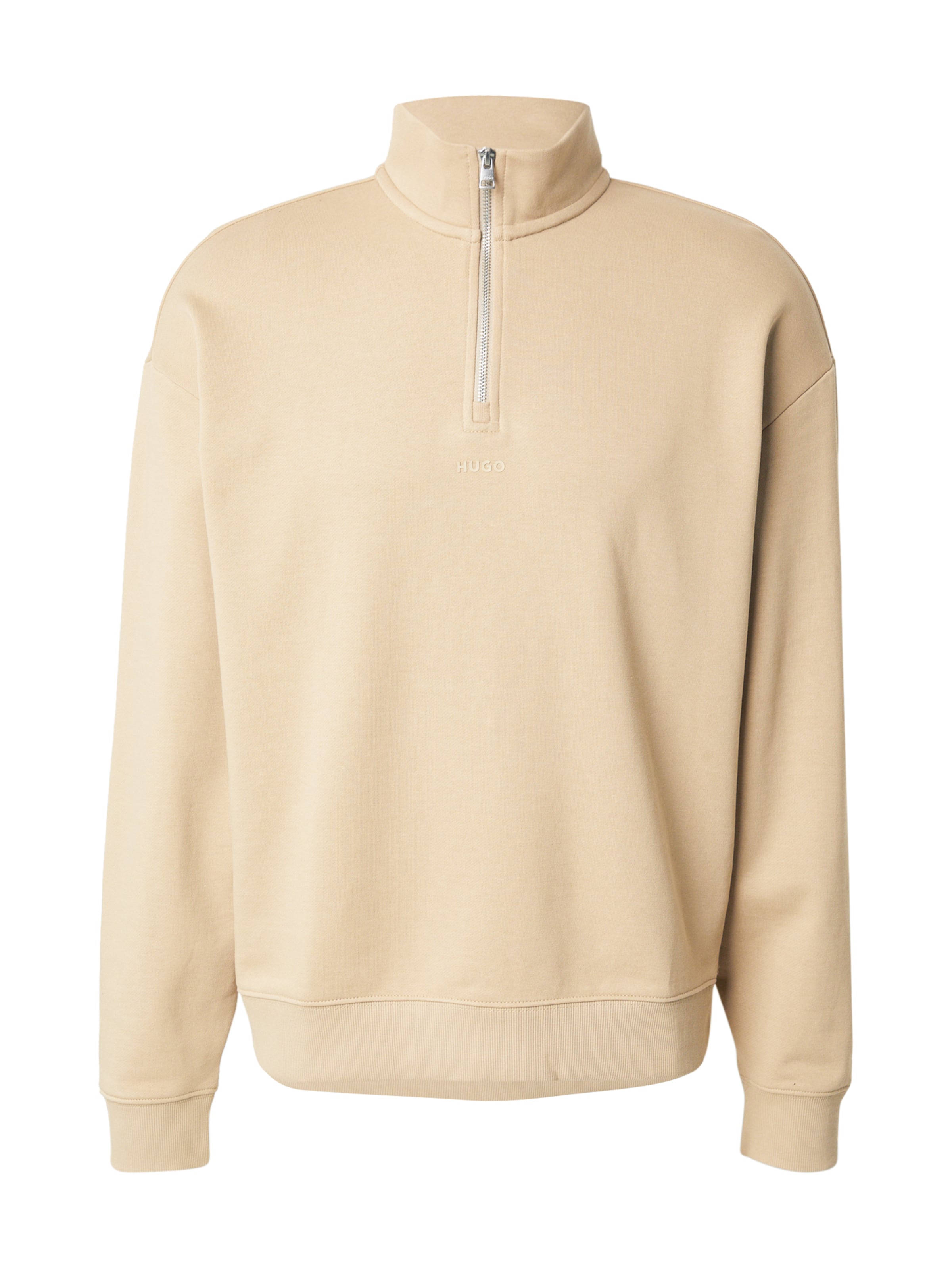 HUGO Tréning póló 'Durty244' - bézs: elől