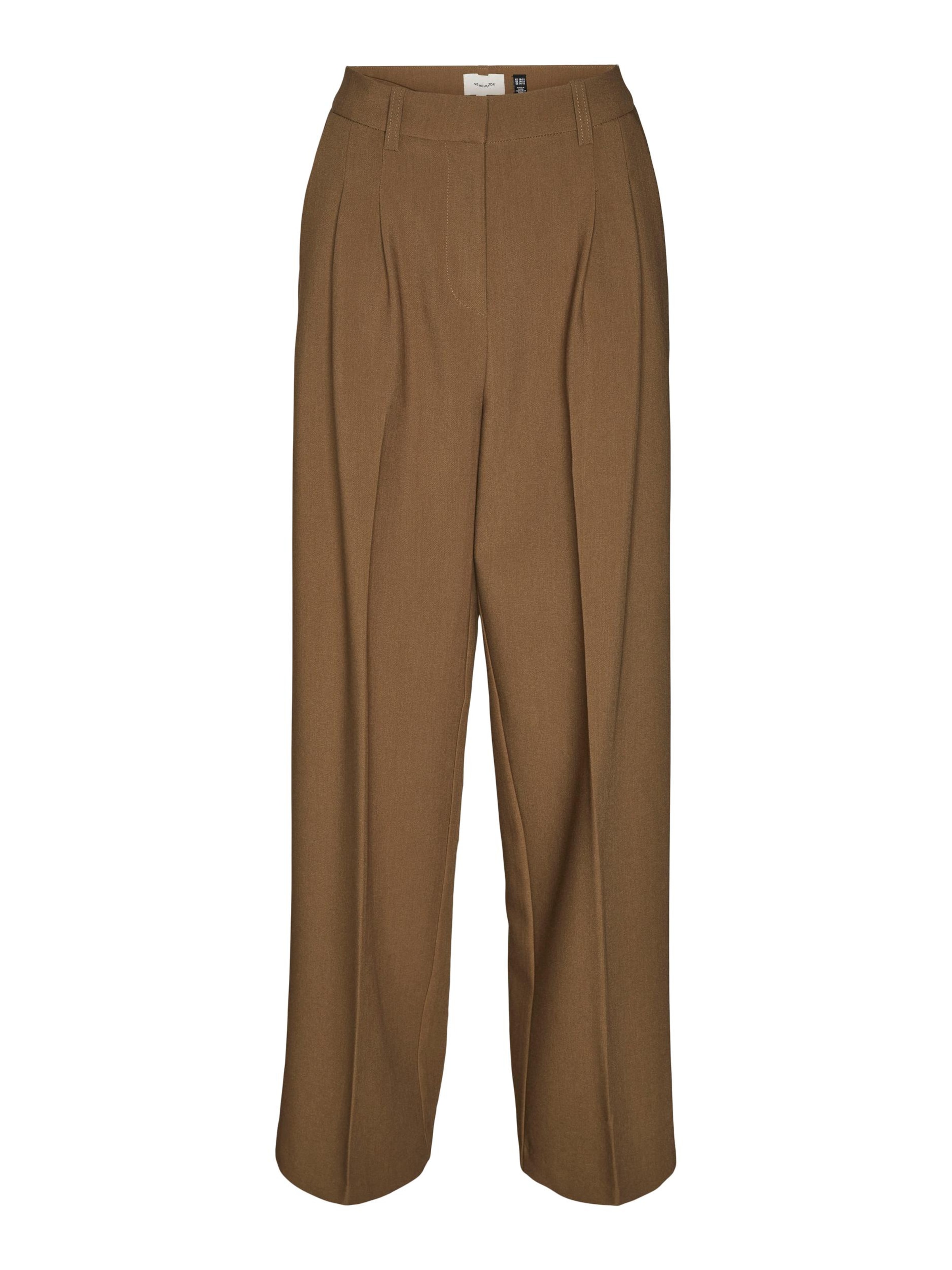 VERO MODA Loosefit Laskoshousut 'IMANI' värissä vihreä: etupuoli