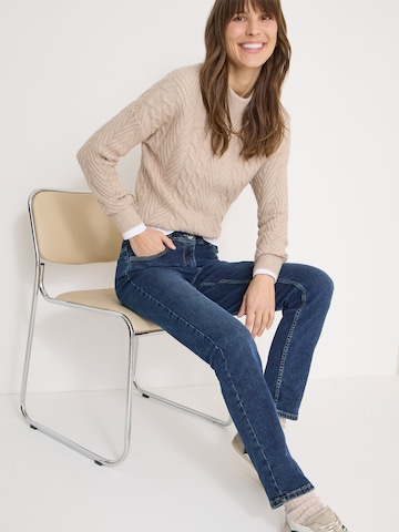 Coupe slim Jean 'Vicky' CECIL en bleu