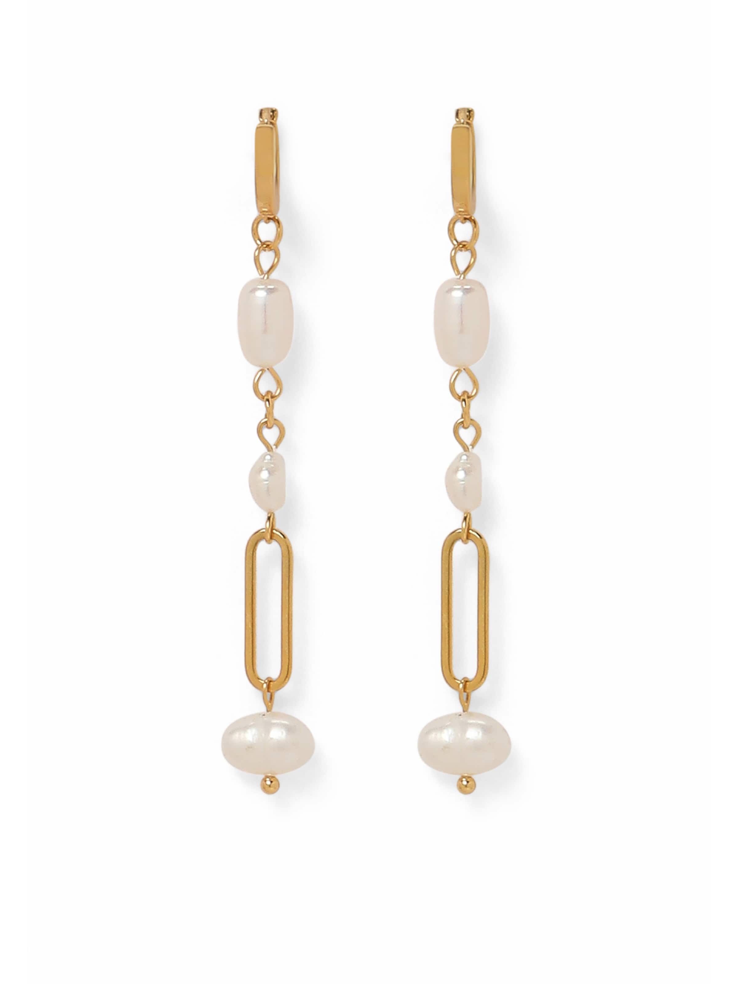 MISH Ohrringe 'Celeste' in Gold: Vorderseite