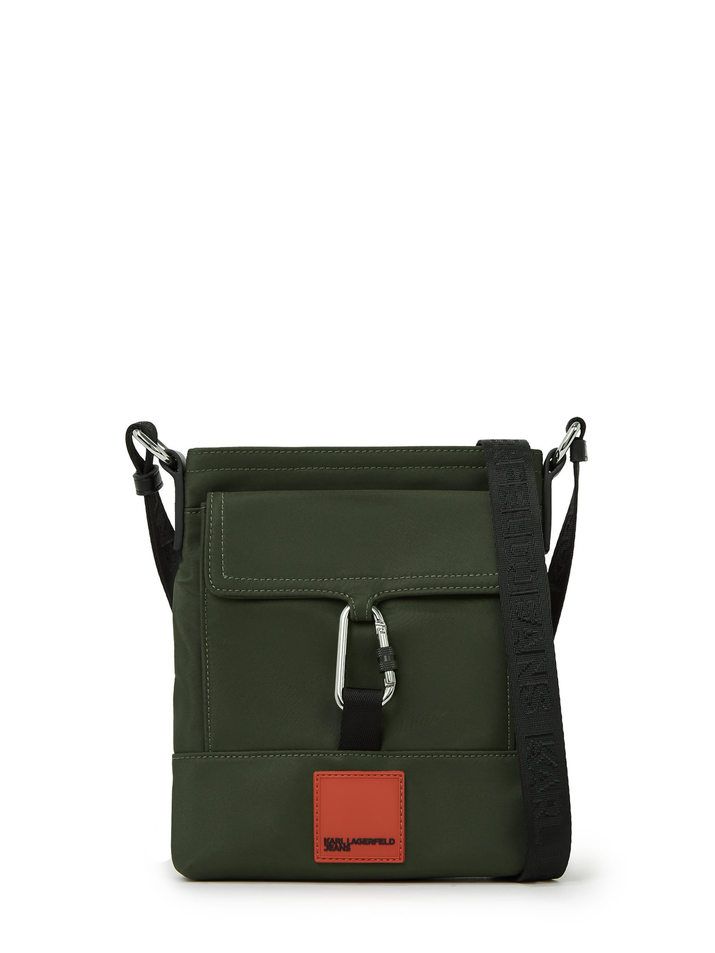KARL LAGERFELD JEANS Сумка через плечо 'Canyon' в Зеленый: спереди