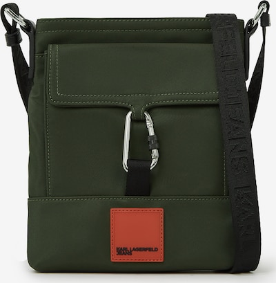 KARL LAGERFELD JEANS Olkalaukku 'Canyon' värissä oliivi, Tuotenäkymä