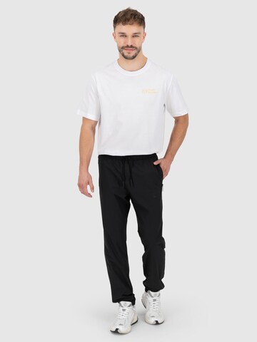 Sergio Tacchini Slim fit Workout Pants ' PERSIANA' in Black