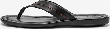 Flip-flops de la Kazar pe negru: față