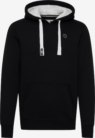 !Solid Sweatshirt 'BennHood Pile' in Black: front