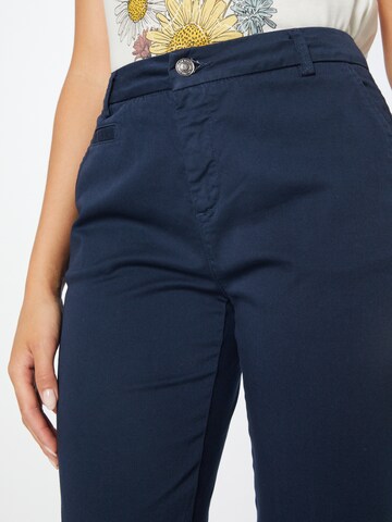 UNITED COLORS OF BENETTON Regular Trousers with creases in Blue