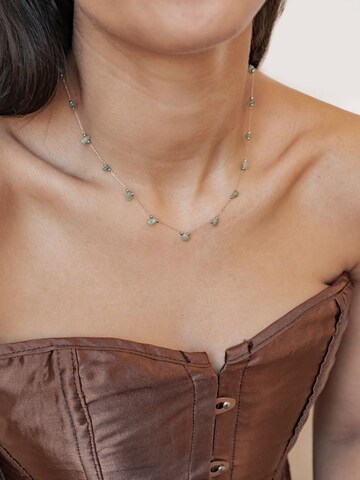 Hey Happiness - Cadena 'Green Aura' en plata