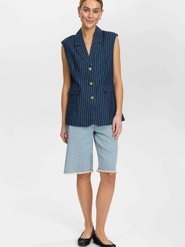 NÜMPH Vest ' VIBEKE ' i blå