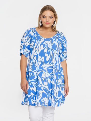 Yoek Tunic in Blue: front