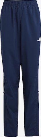 Slimfit Pantaloni sportivi 'Tiro 23 League' di ADIDAS PERFORMANCE in blu: frontale