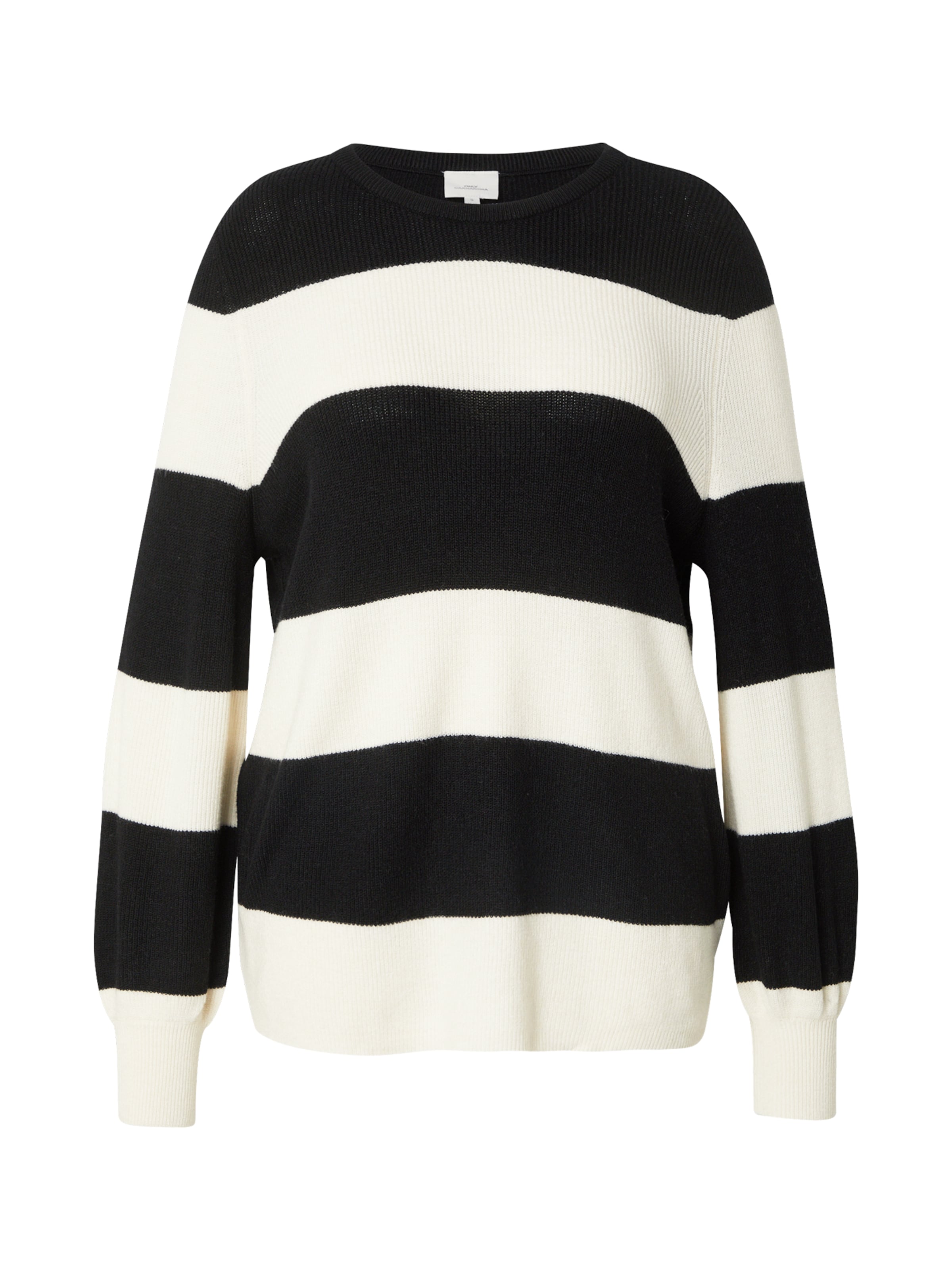 ONLY Carmakoma Pulóver 'CARNEW DARIA' - fekete: elől