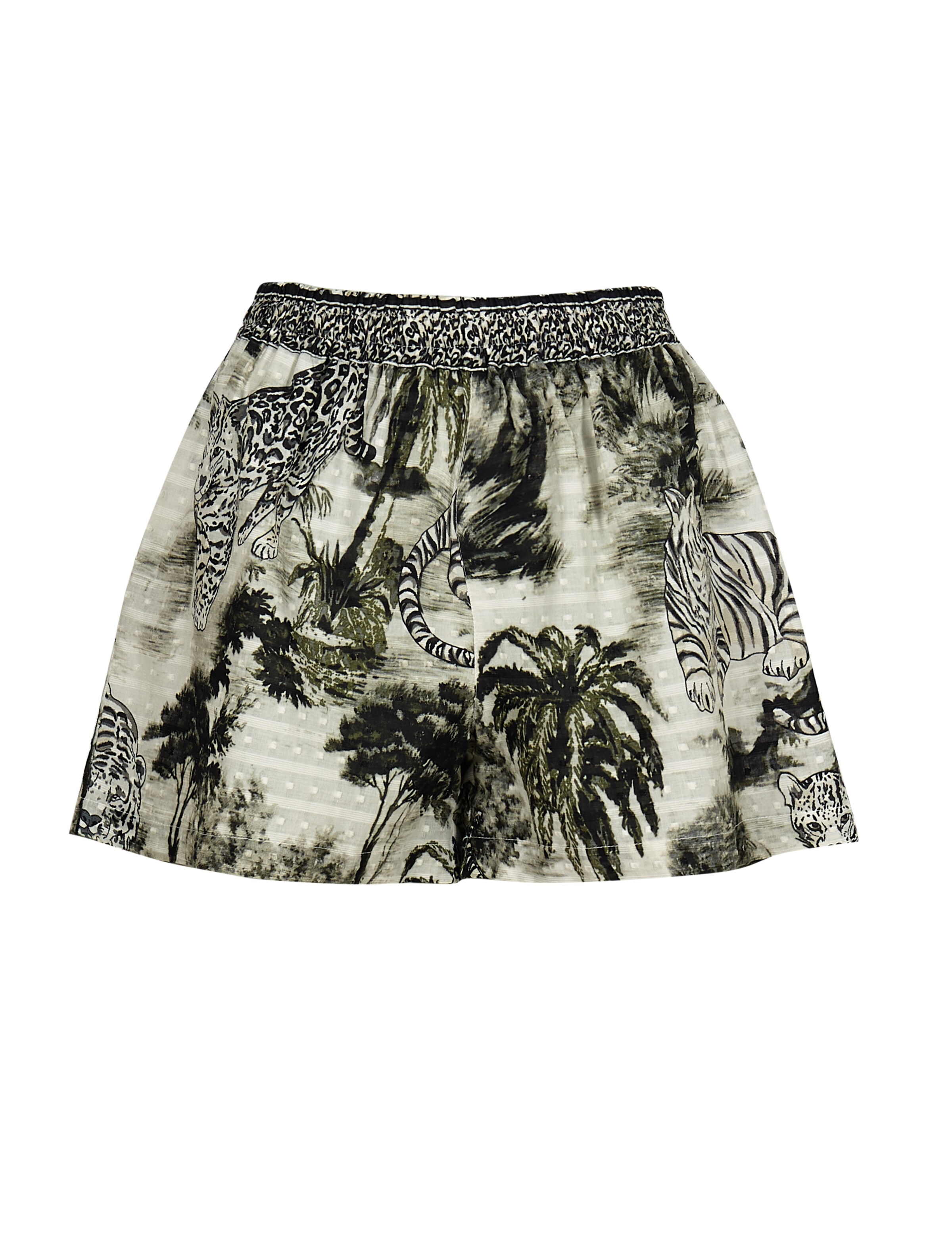 South Beach Bukser i lysebeige / oliven / mørkegrøn / sort, Produktvisning