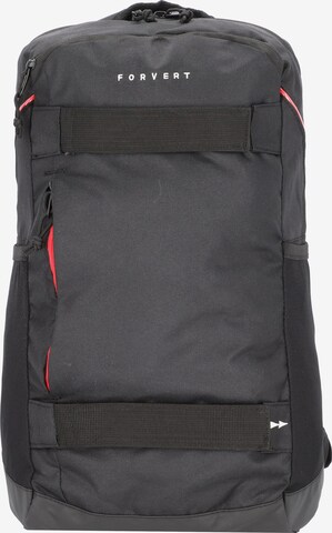 Forvert Backpack 'Larry' in Black: front