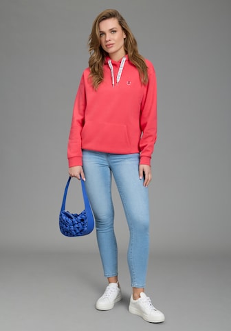 DELMAO Sweatshirt in Rot
