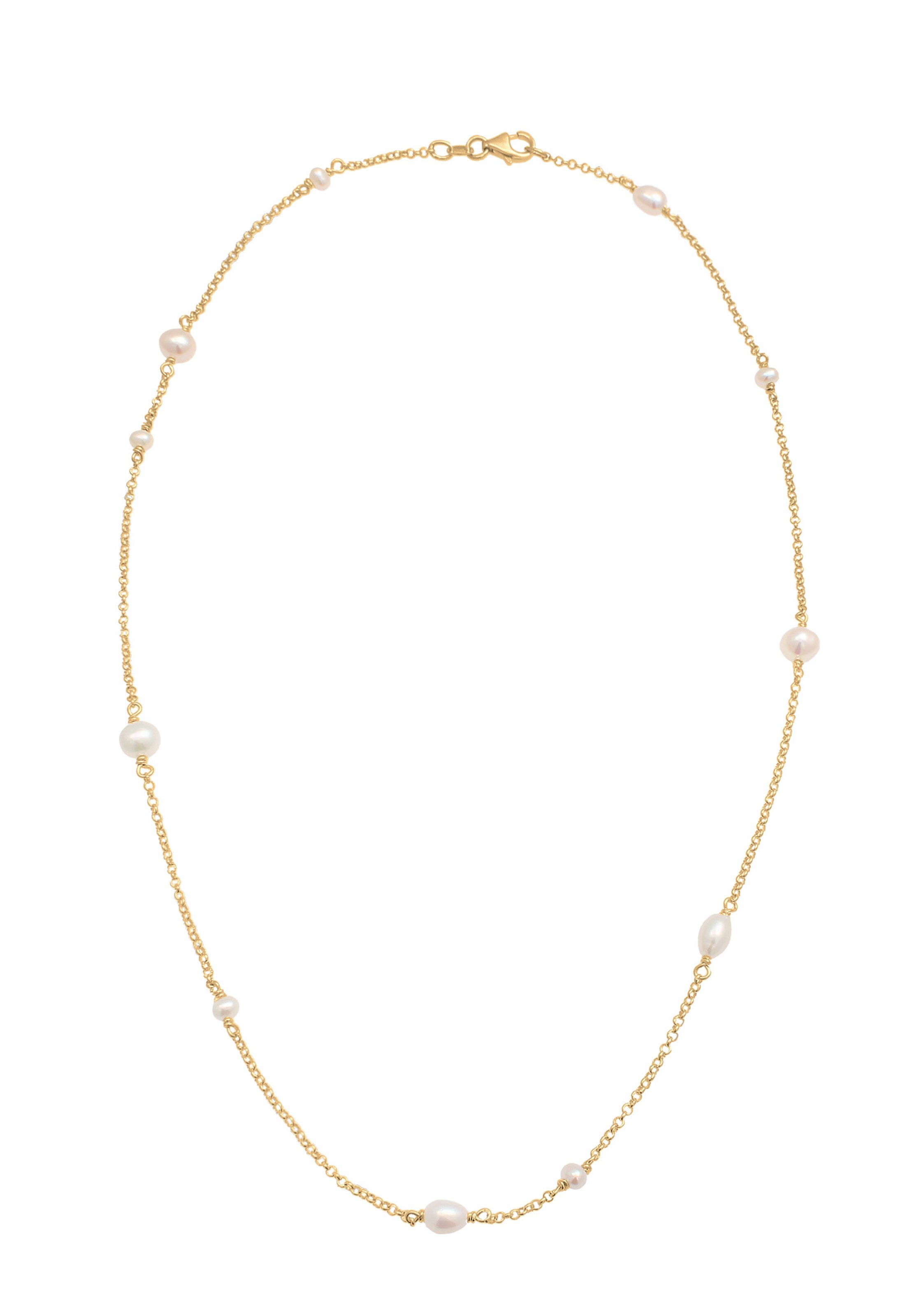ELLI Halskette Perlenkette in Gold