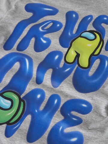 T-Shirt 'Among Us' NAME IT en gris